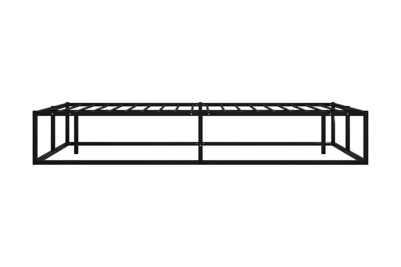 Sängram svart metall 120x200 cm - Svart - Möbler - Sovrum - Sängram & sängstomme