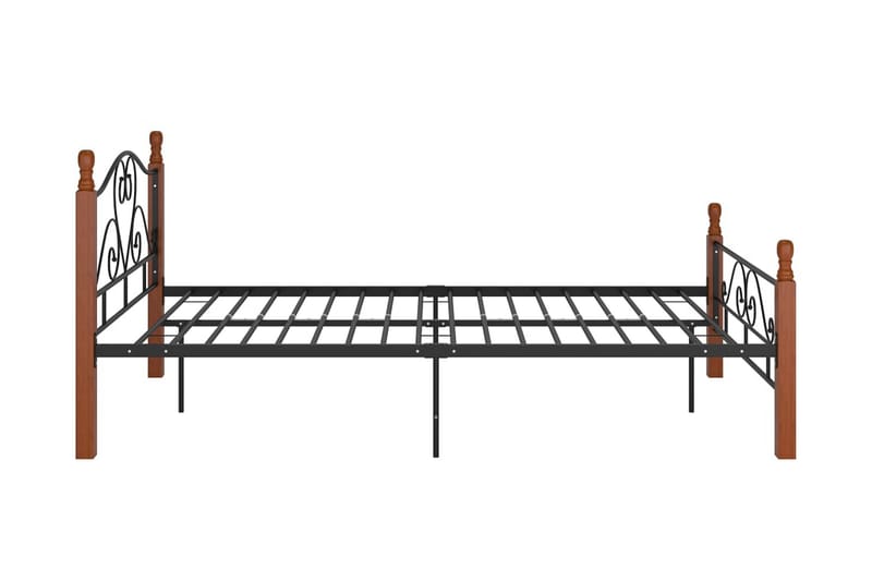 Sängram svart metall 120x200 cm - Svart - Möbler - Sovrum - Sängram & sängstomme