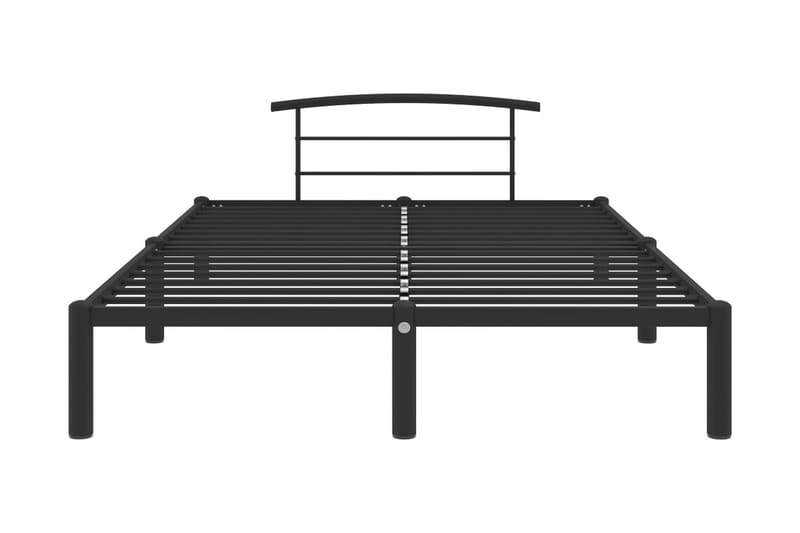 Sängram svart metall 160x200 cm - Svart - Möbler - Sovrum - Sängram & sängstomme