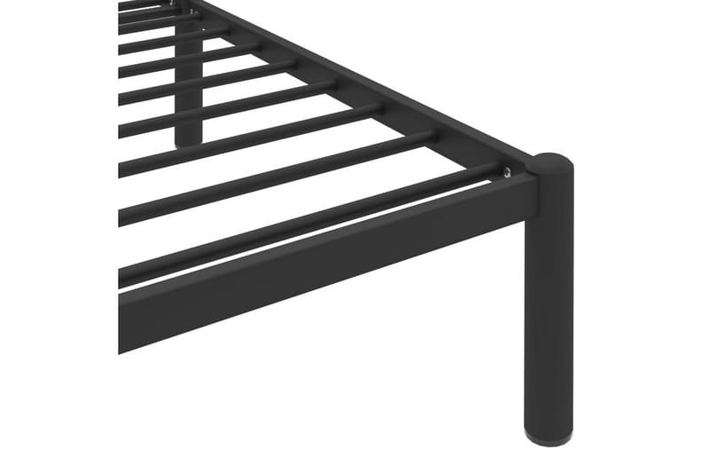 Sängram svart metall 160x200 cm - Svart - Sängram & sängstomme