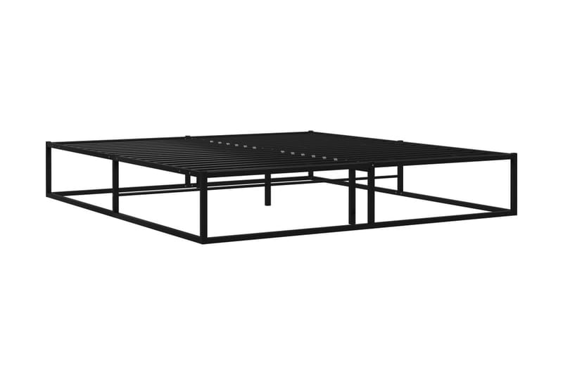 Sängram svart metall 180x200 cm - Svart - Möbler - Sovrum - Sängram & sängstomme