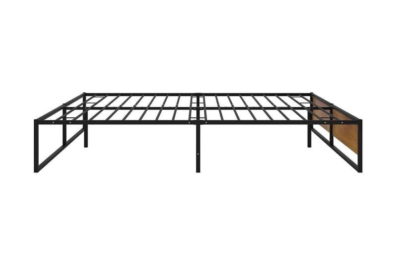 Sängram svart metall 200x200 cm - Svart - Möbler - Sovrum - Sängram & sängstomme