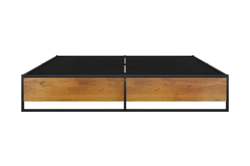 Sängram svart metall 200x200 cm - Svart - Möbler - Sovrum - Sängram & sängstomme