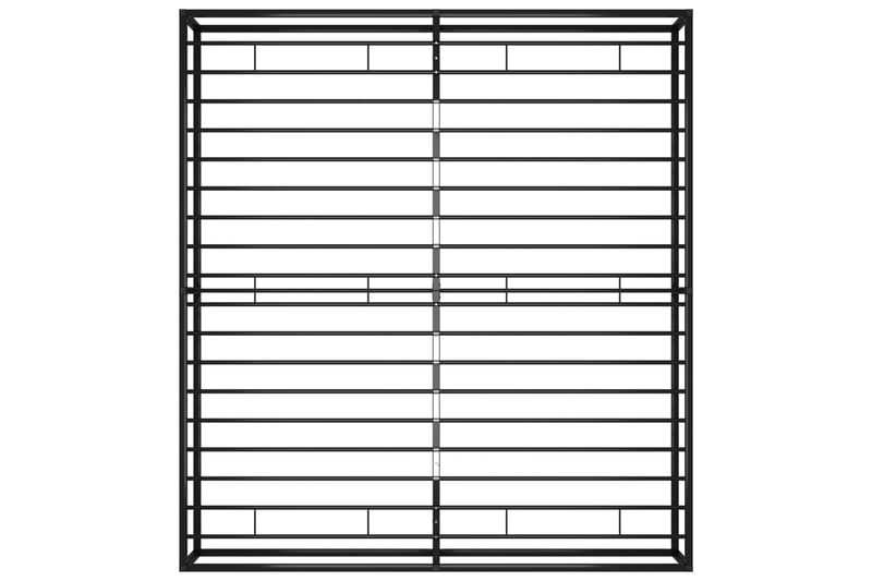 Sängram svart metall 200x200 cm - Svart - Möbler - Sovrum - Sängram & sängstomme