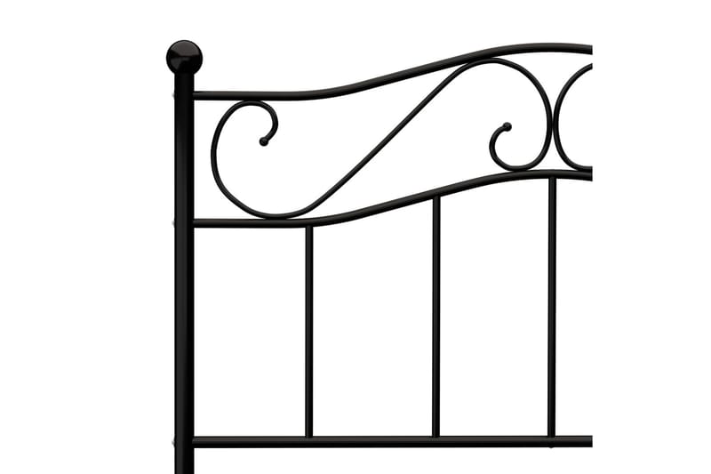 Sängram svart metall 90x200 cm - Svart - Möbler - Sovrum - Sängram & sängstomme