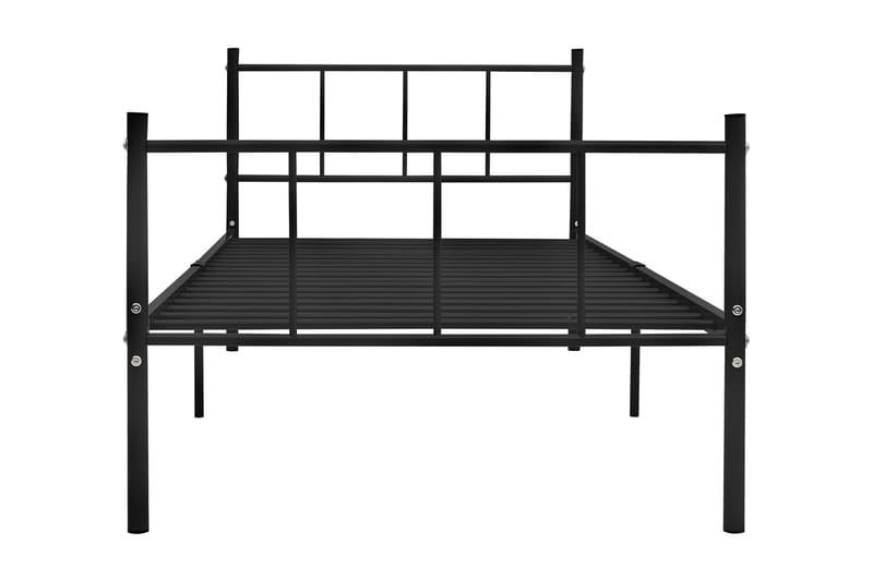 Sängram svart metall 90x200 cm - Svart - Möbler - Sovrum - Sängram & sängstomme