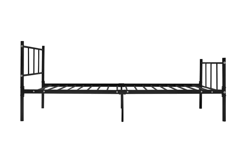 Sängram svart metall 90x200 cm - Svart - Möbler - Sovrum - Sängram & sängstomme