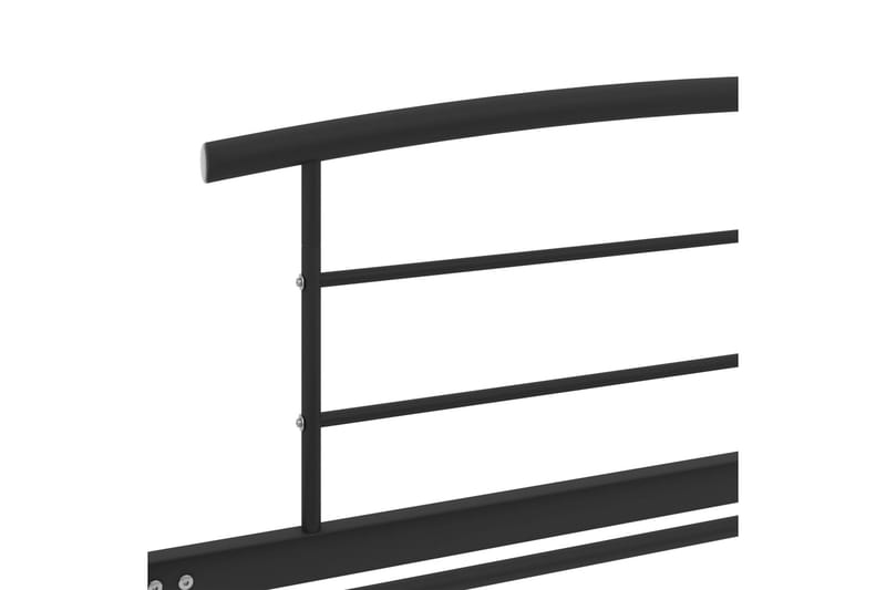 Sängram svart metall 90x200 cm - Svart - Möbler - Sovrum - Sängram & sängstomme