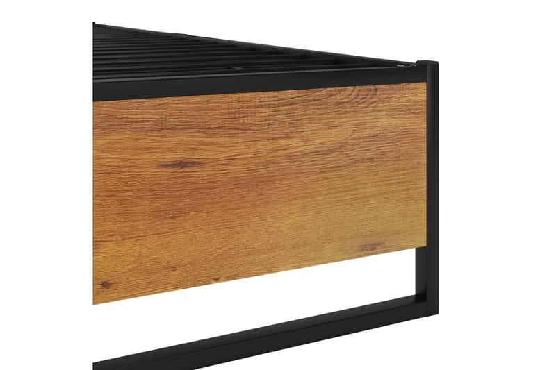 Sängram svart metall 90x200 cm - Svart - Möbler - Sovrum - Sängram & sängstomme