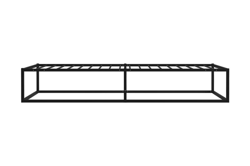 Sängram svart metall 90x200 cm - Svart - Möbler - Sovrum - Sängram & sängstomme