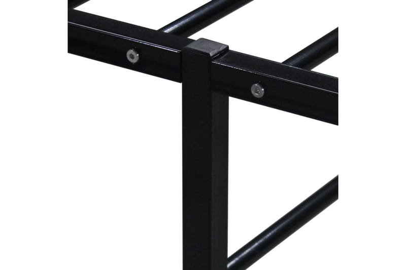 Sängram svart metall 90x200 cm - Svart - Möbler - Sovrum - Sängram & sängstomme