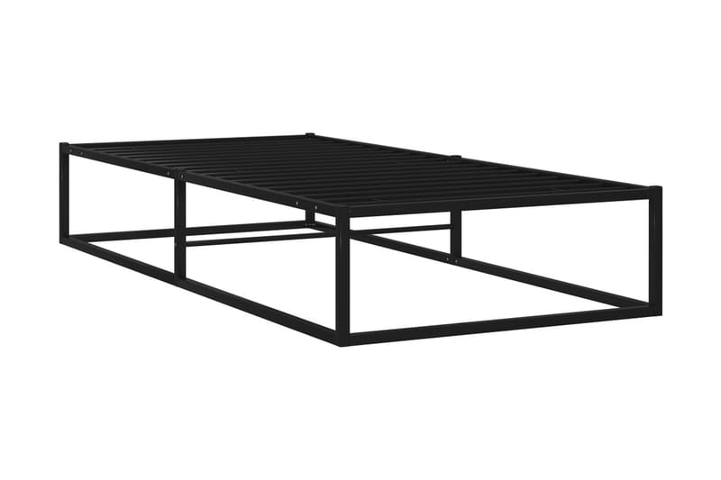 Sängram svart metall 90x200 cm - Svart - Möbler - Sovrum - Sängram & sängstomme