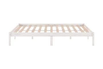 Sängram vit massiv furu 120x190 cm UK liten dubbel - Vit - Möbler - Sovrum - Sängram & sängstomme