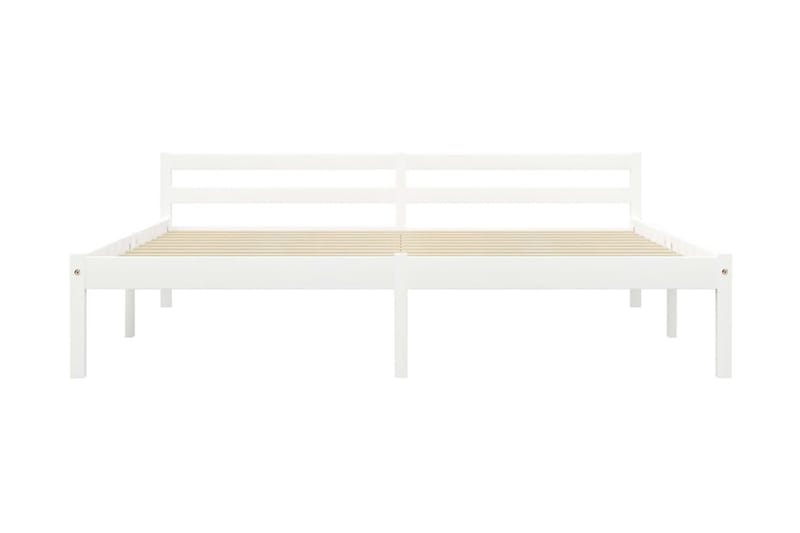Sängram vit massiv furu 180x200 cm - Vit - Möbler - Sovrum - Sängram & sängstomme