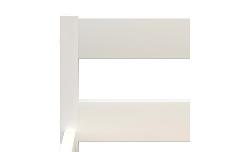 Sängram vit massiv furu 90x200 cm - Vit - Möbler - Sovrum - Sängram & sängstomme