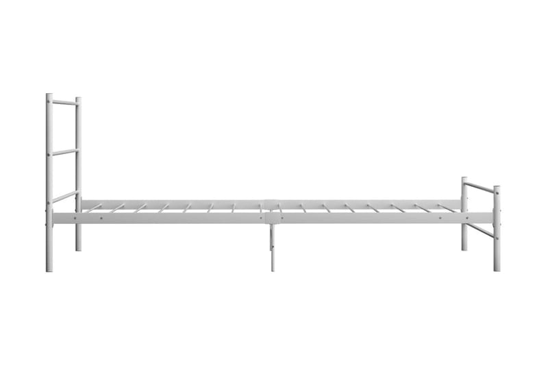 Sängram vit metall 100x200 cm - Vit - Möbler - Sovrum - Sängram & sängstomme