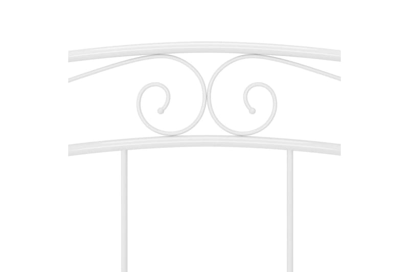Sängram vit metall 140x200 cm - Vit - Möbler - Sovrum - Sängram & sängstomme
