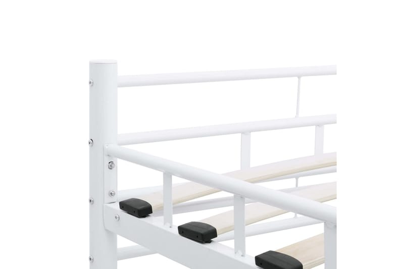 Sängram vit metall 160x200 cm - Vit - Möbler - Sovrum - Sängram & sängstomme