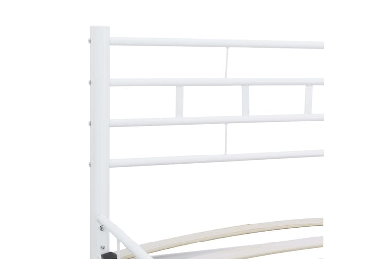 Sängram vit metall 160x200 cm - Vit - Möbler - Sovrum - Sängram & sängstomme