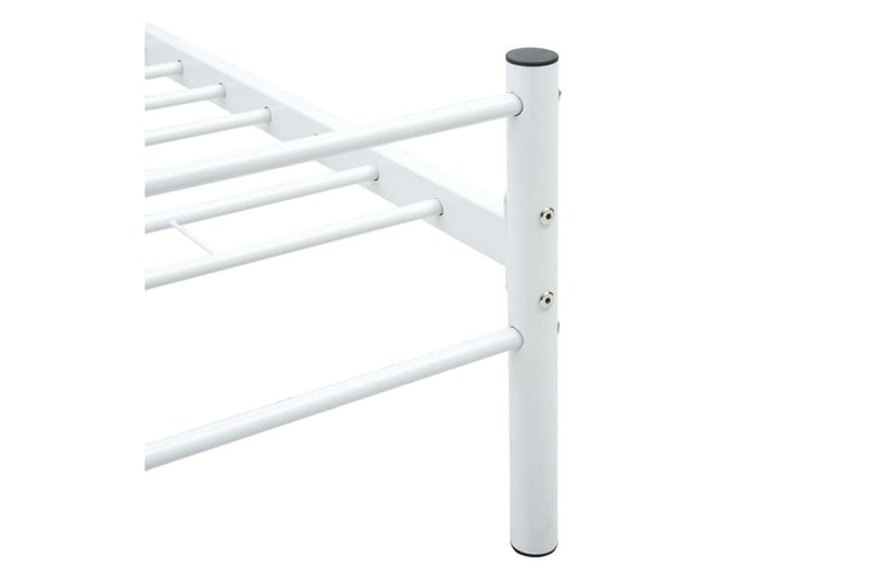Sängram vit metall 180x200 cm - Vit - Möbler - Sovrum - Sängram & sängstomme