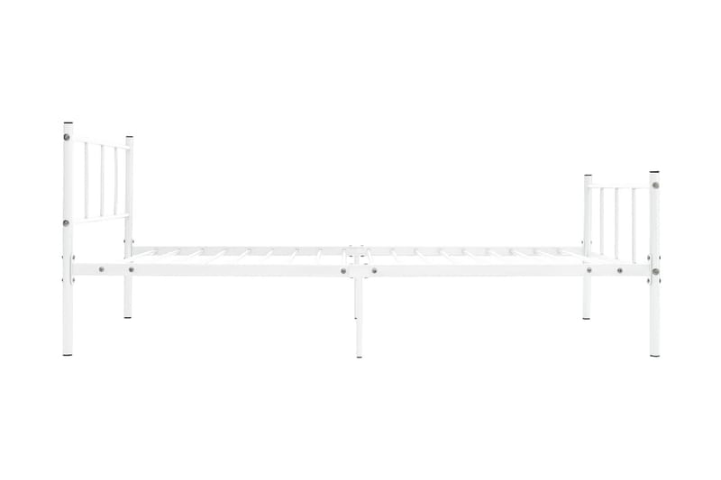 Sängram vit metall 90x200 cm - Vit - Möbler - Sovrum - Sängram & sängstomme