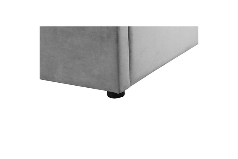 Sängram & Sängstomme Loft24 Hamar Sängram Grå 140x200 - Möbler - Sovrum - Sängram & sängstomme