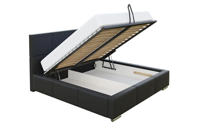 Sirdal Säng 180x200 Matt - Matt Grå - Möbler - Sovrum - Sängram & sängstomme