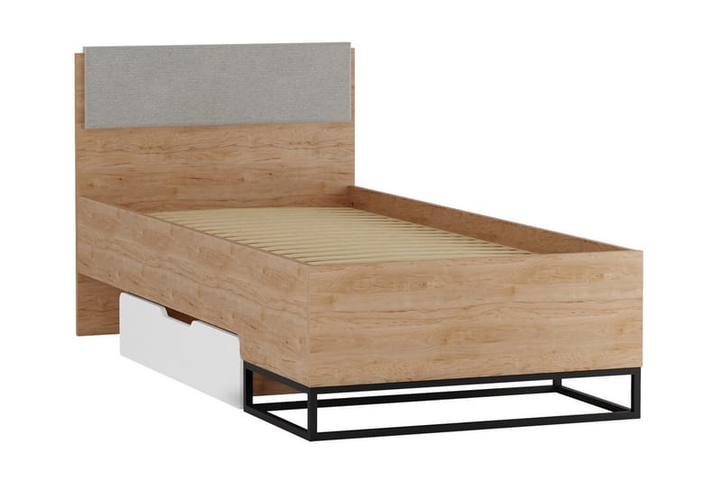 Staffin Sängram 90x200 cm Vit - Möbler - Sovrum - Sängram & sängstomme