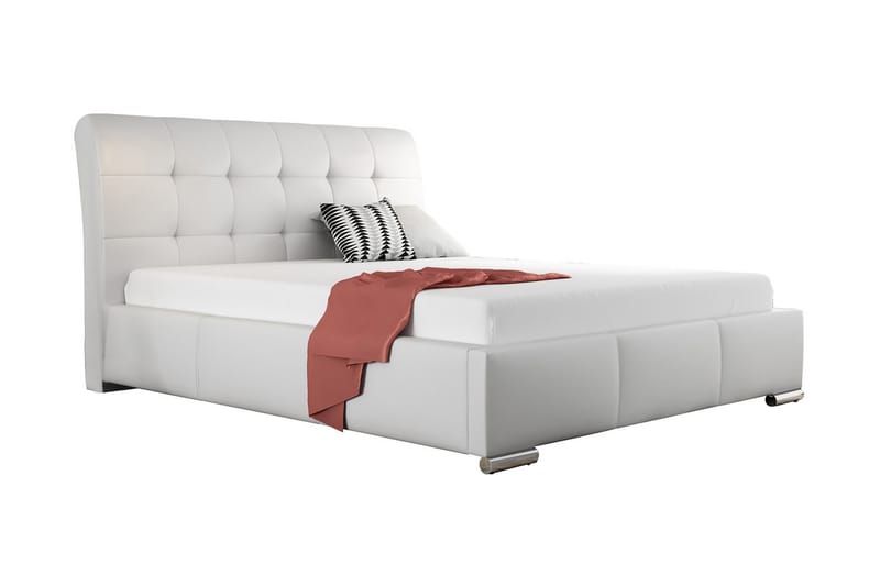 Stavanger Säng med Förvaring180x200 Vit - Vit - Möbler - Sovrum - Sängram & sängstomme