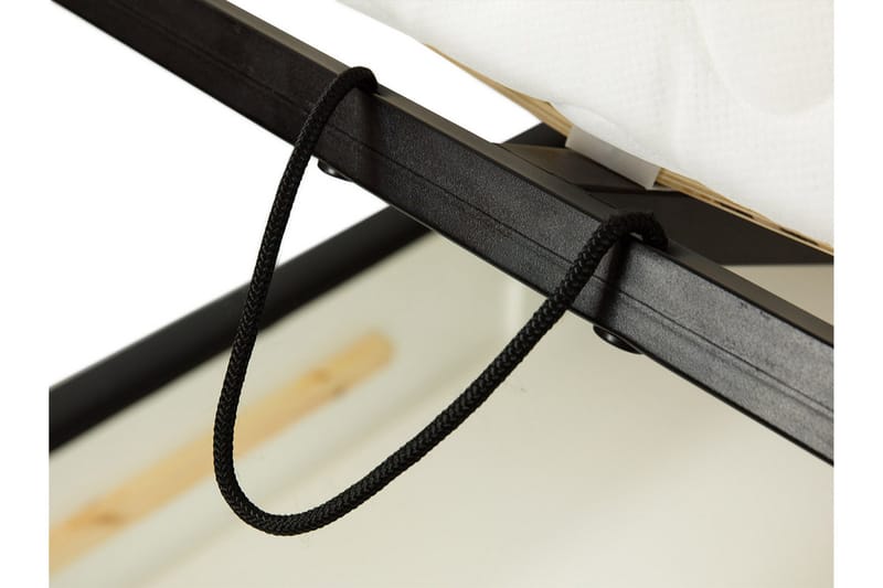 Stavanger Sängram med Förvaring 140x200 cm - Vit - Möbler - Sovrum - Sängram & sängstomme