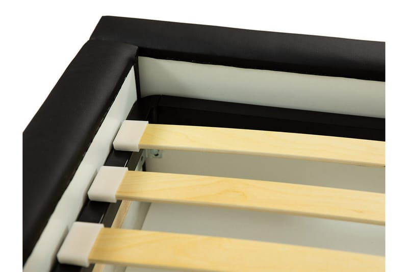 Stavanger Sängram med Förvaring 160x200  Svart - Svart - Möbler - Sovrum - Sängram & sängstomme