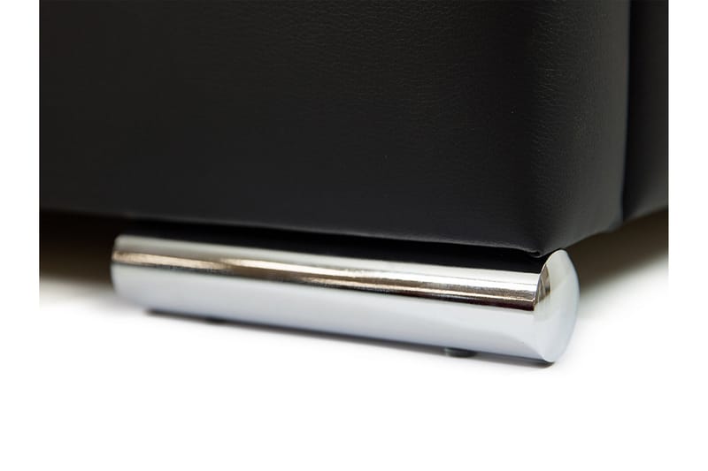 Stavanger Sängram med Förvaring 160x200  Svart - Svart - Möbler - Sovrum - Sängram & sängstomme