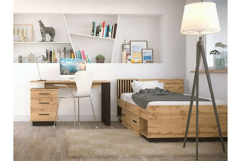 Strathy Sängram 120x200 cm - Svart - Möbler - Sovrum - Sängram & sängstomme