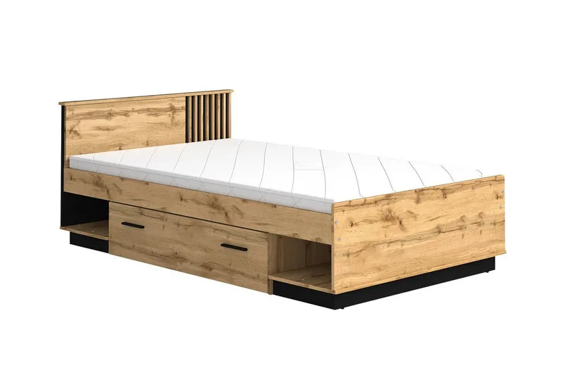 Strathy Sängram 120x200 cm - Svart - Möbler - Sovrum - Sängram & sängstomme