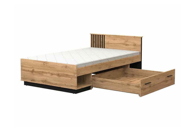 Strathy Sängram 120x200 cm - Svart - Möbler - Sovrum - Sängram & sängstomme