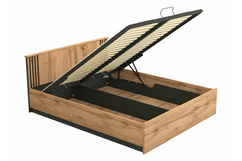 Strathy Sängram 160x200 cm - Svart - Möbler - Sovrum - Sängram & sängstomme