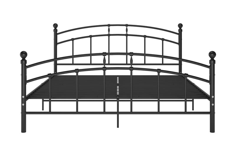 Sängram svart metall 140x200 cm - Svart - Möbler - Sovrum - Sängram & sängstomme