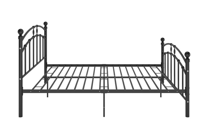 Sängram svart metall 140x200 cm - Svart - Möbler - Sovrum - Sängram & sängstomme