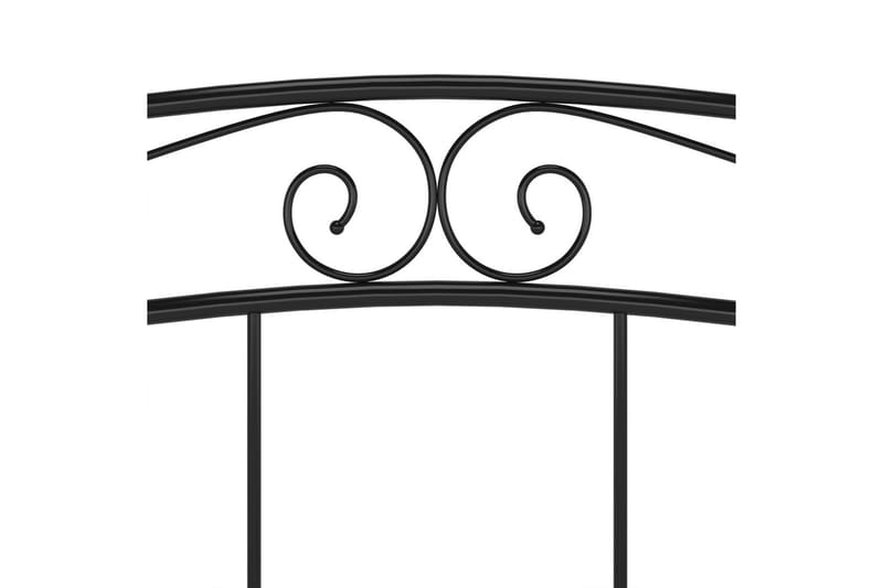 Sängram svart metall 160x200 cm - Svart - Möbler - Sovrum - Sängram & sängstomme