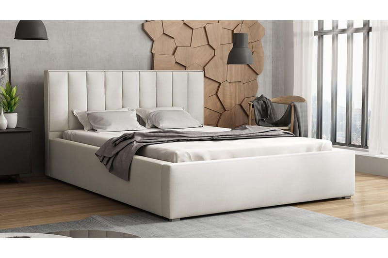 Valasco Sängram 120x200 cm - Vit - Möbler - Sovrum - Sängram & sängstomme