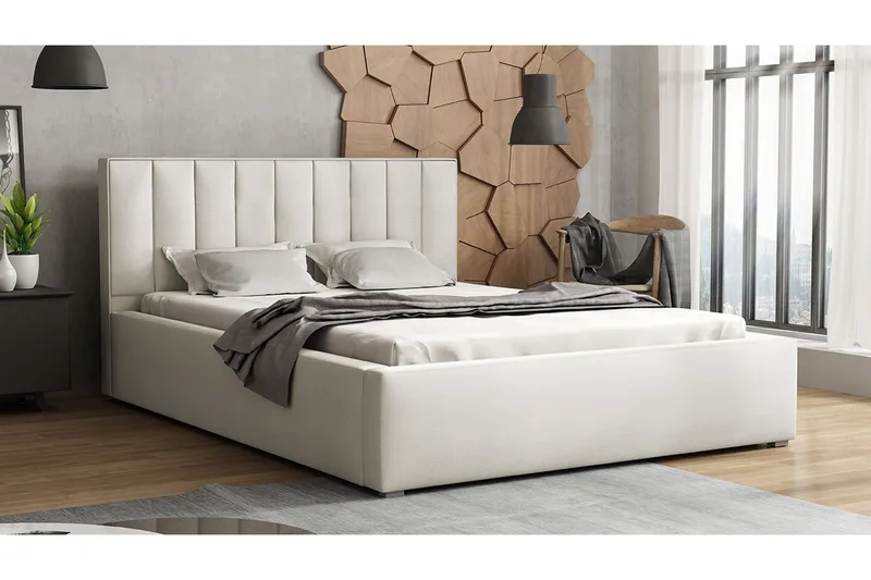 Valasco Sängram 120x200 cm - Vit - Möbler - Sovrum - Sängram & sängstomme