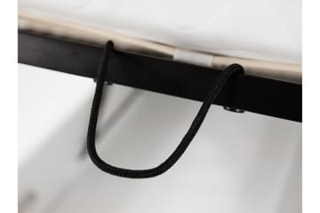 Veslbu Komplett Sängpaket 160x200 cm i Konstläder med Förvaring och Sänggavel + Bäddmadrass - Vit - Möbler - Sovrum - Sängram & sängstomme