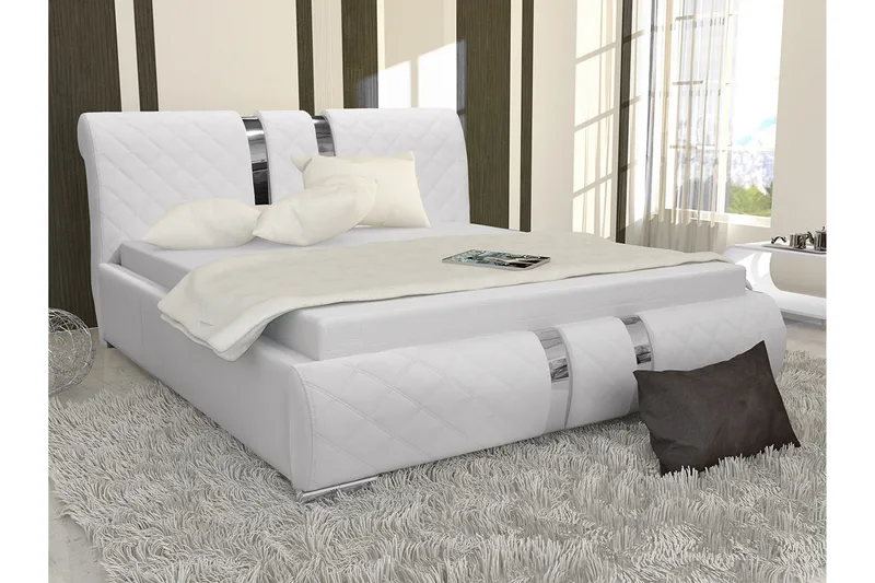 Veslbu Säng 160x200 - Vit - Möbler - Sovrum - Sängram & sängstomme