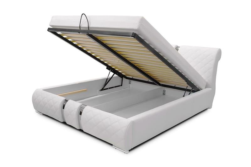 Veslbu Sängram 140x200  Vit - Vit - Möbler - Sovrum - Sängram & sängstomme