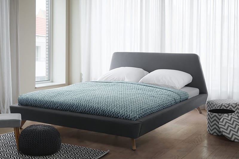 Vienne Sängram 180x200 cm - Grå - Möbler - Sovrum - Sängram & sängstomme