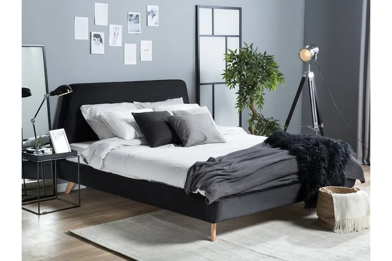 Vienne Sängram 180x200 cm  Svart - Svart - Möbler - Sovrum - Sängram & sängstomme