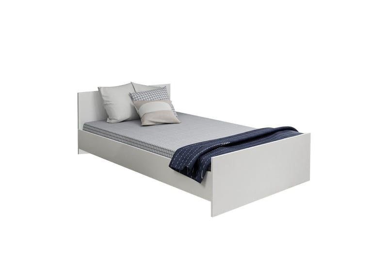 Sängstomme för Enkel Säng Fruitland Sängram Vit - 125 x 72 x 204 cm - Möbler - Sovrum - Sängram & sängstomme