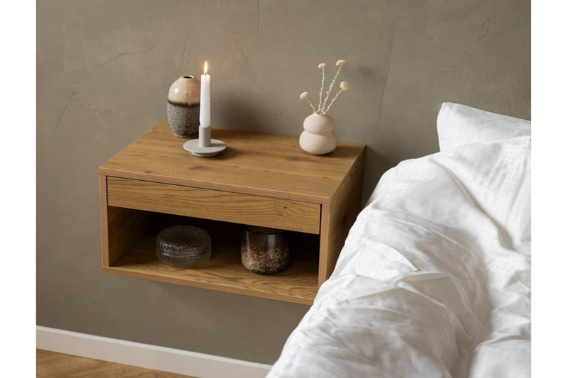 Satoru Sängbord 35 cm - Natur - Möbler - Sovrum - Sängbord