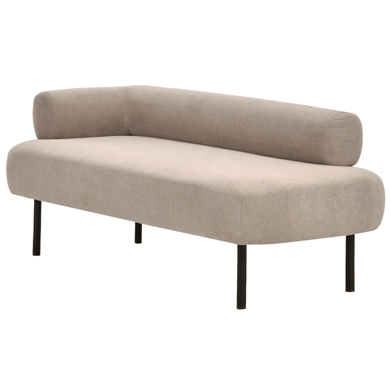 Schäslong Mirmande Vänstervänd - Taupe - Möbler - Sovrum - Dagbäddar