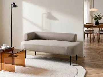 Schäslong Mirmande Vänstervänd - Taupe - Möbler - Sovrum - Dagbäddar